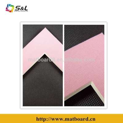 2017 Acid-free Fabric Cotton MatBoard with best quality