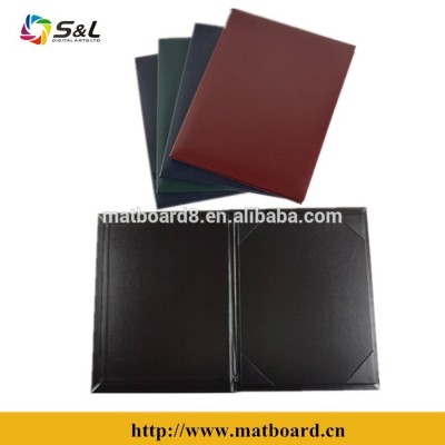 certificate holder / leather diploma holder / a4 colorful leather document holder